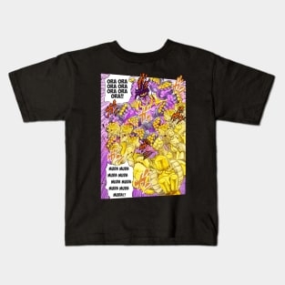 Star Platinum vs The World Kids T-Shirt